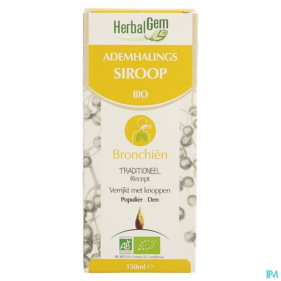 Herbalgem Sirop Respiration Bio Enf-adulte 150ml