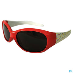 Eureka Care Lunette Sol.enf.boul.rouge Blanc 4-12a