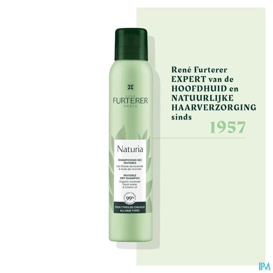 René Furterer Shampooing sec invisible - Shampoing sec naturel - NATURIA