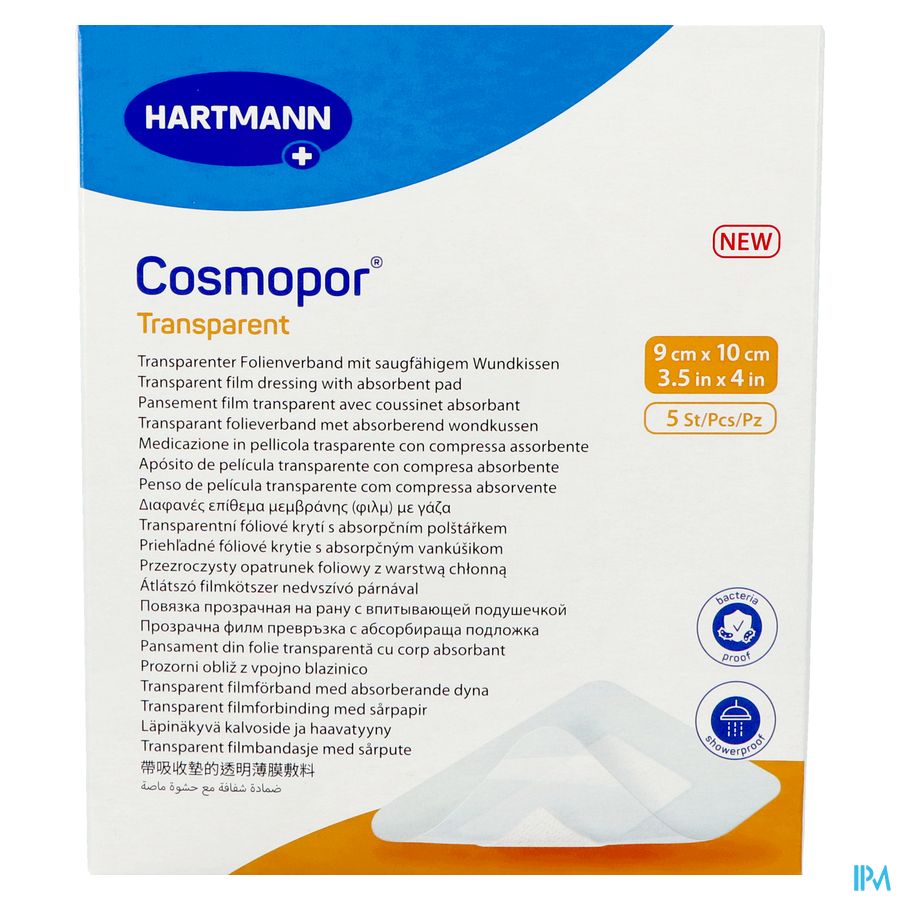 Cosmopor Transparent 9x10cm 5