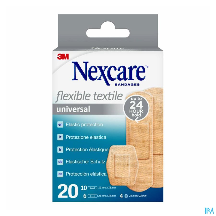 Nexcare 3m Flexible Textile Universal Strips 20