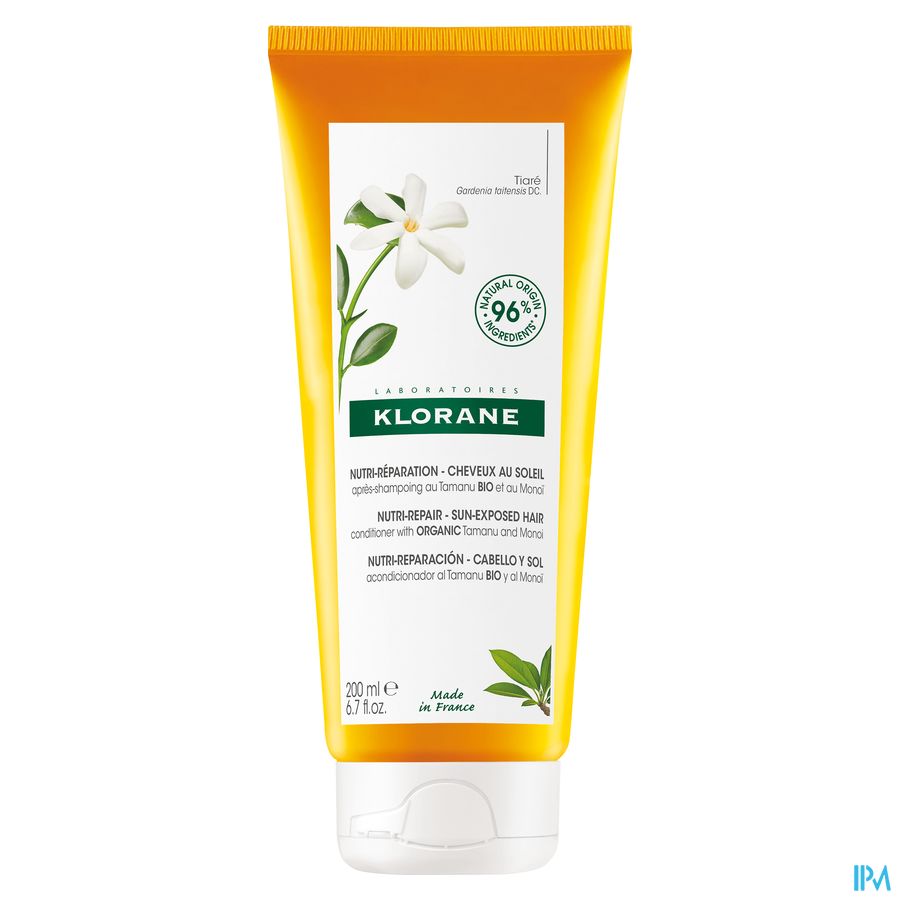 Klorane Baume riche réparateur - Cheveux exposés au soleil - Monoï & Tamanu BIO