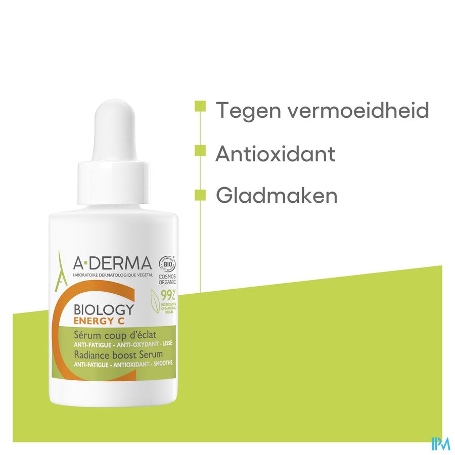 A-DERMA Sérum à la vitamine C stabilisée BIOLOGY ENERGY C