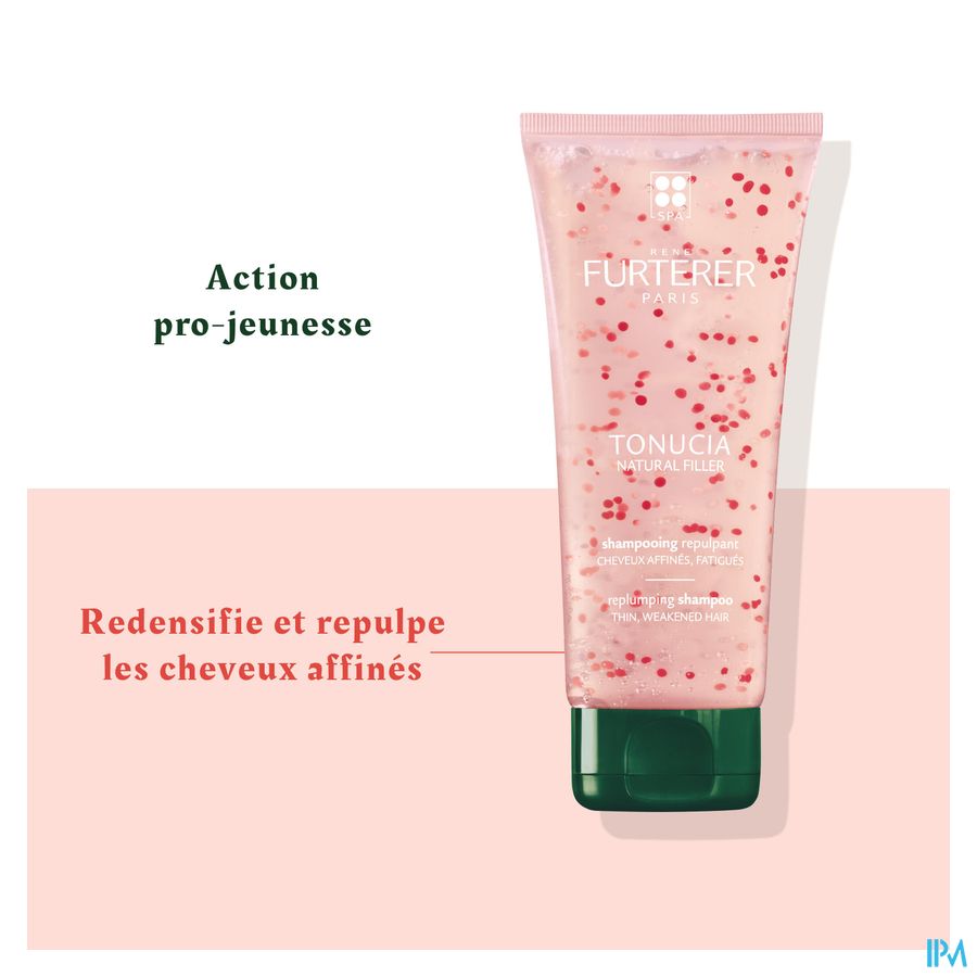 René Furterer - Shampooing repulpant - Shampoing densifiant pro-jeunesse - TONUCIA NATURAL FILLER