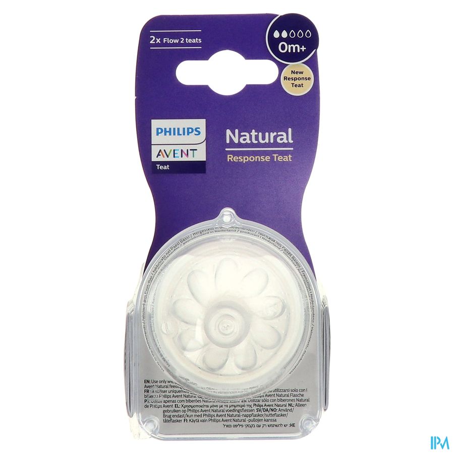 Philips Avent Natural 3.0 Tetine 0m+ T2 1