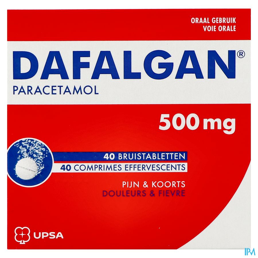 Dafalgan 500mg Comp Efferv. 40