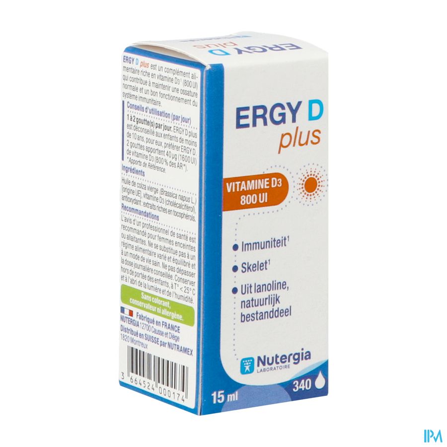 Ergy D Plus Fl 15ml