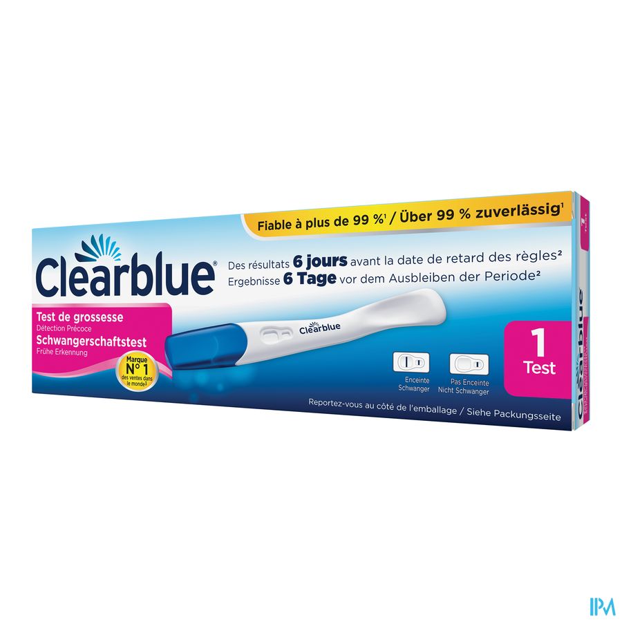 Clearblue Early Vision Stick Test Grossesse 1