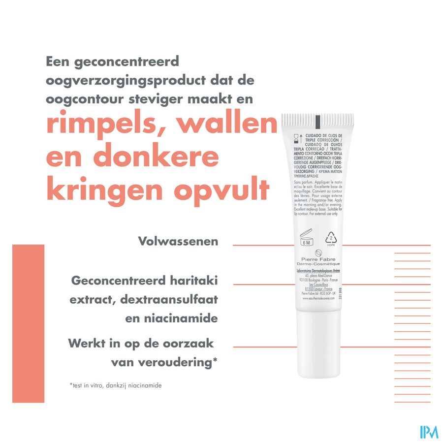 Soin regard triple correction