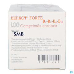 Befact Forte B1-b2-b6-b12 Comp Enrobe 100 Ud