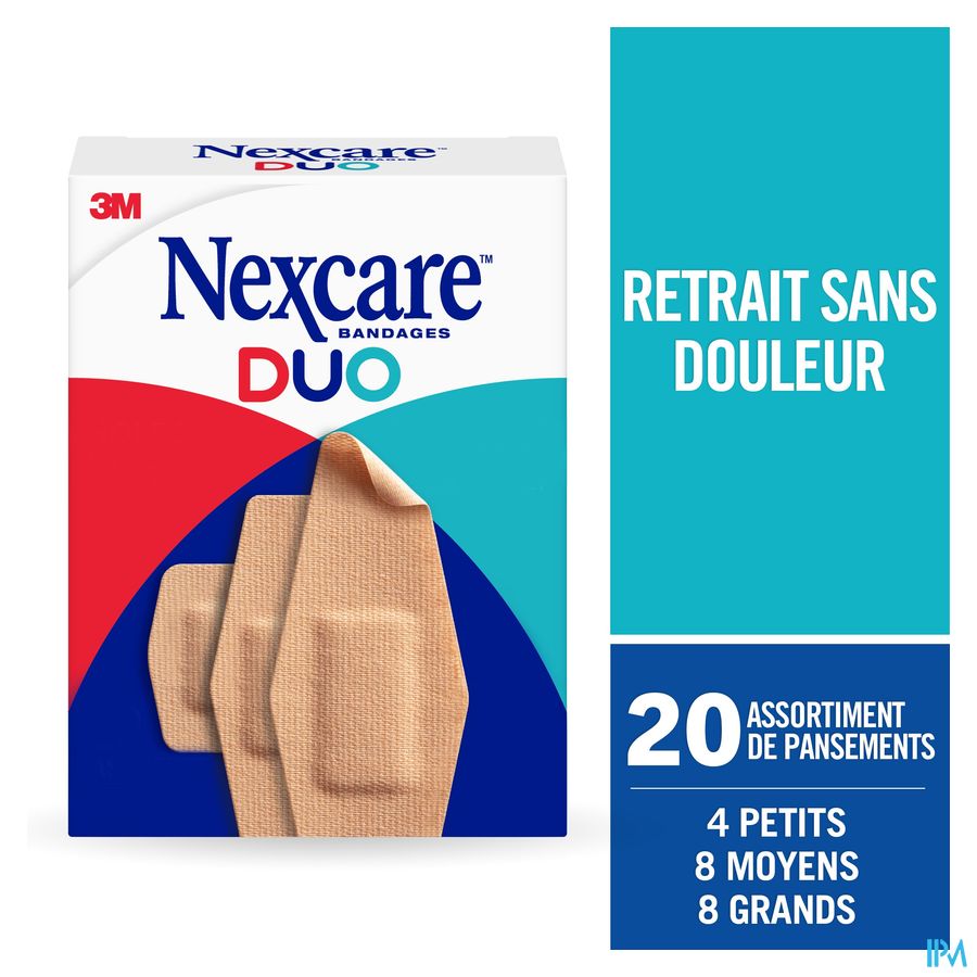 Nexcare 3m Duo Pansement Assortiment 20