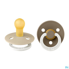 Bibs 1 Tetine Duo Glow In Dark Vanilla/oak