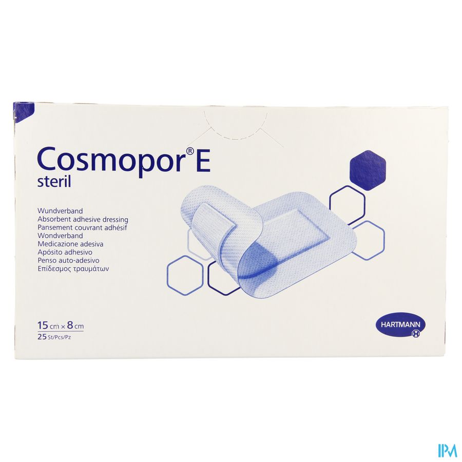 Cosmopor E Latexfree 15x8cm 25 P/s