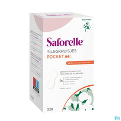 Saforelle Coton Protect Protege Slip Pocket 20