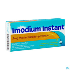 Imodium® Instant, une aide rapide et pratique en cas de diarrhée, 20 comprimés orodispersibles