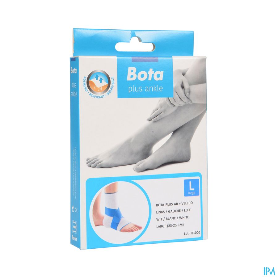 CHEVILLERE + VELCRO BOTA PLUS BLANC GAUCHE \ LARGE = 23-25 cm