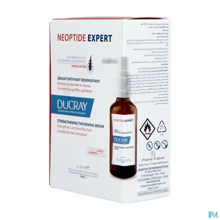 Ducray NEOPTIDE EXPERT Sérum fortifiant et redensifiant pour des cheveux plus épais et mieux enracinés