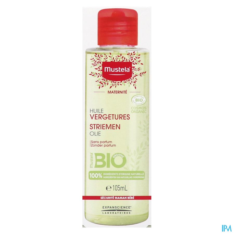 Mustela maternité huile vergetures 105 ml