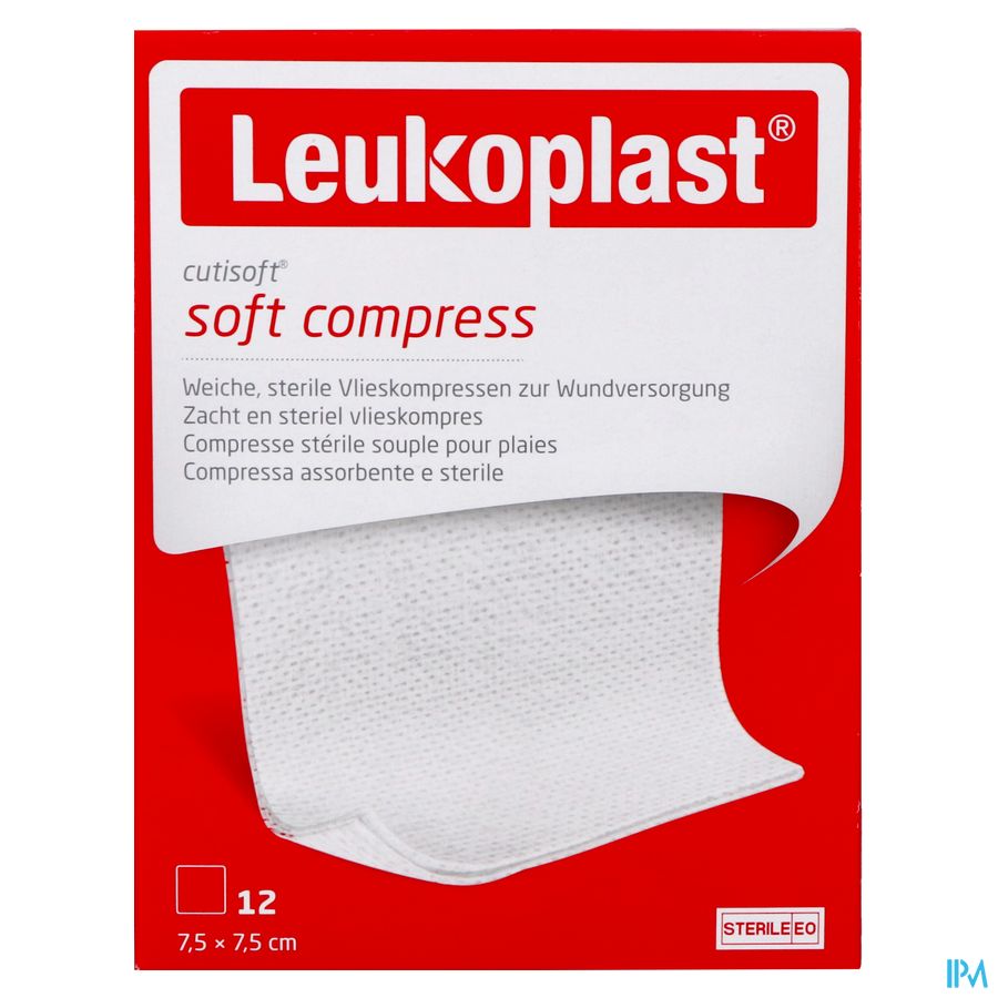 Cutisoft 7,5cmx7,5cm 12 Leukoplast