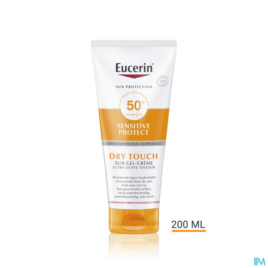 Sun Sensitive Protect SPF 50+ Toucher Sec Gel-Crème Texture Ultra-Légère Tube 200ml