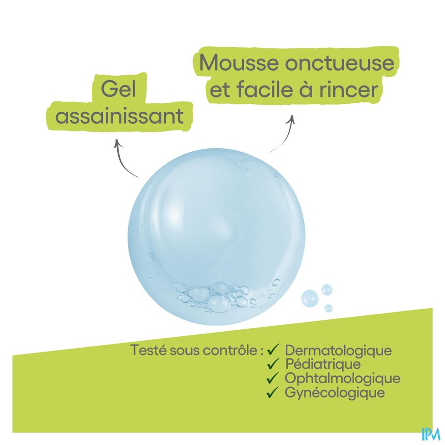 A-DERMA - DERMALIBOUR + CICA -GEL MOUSSANT ASSAINISSANT -  Apaise les peaux irritées