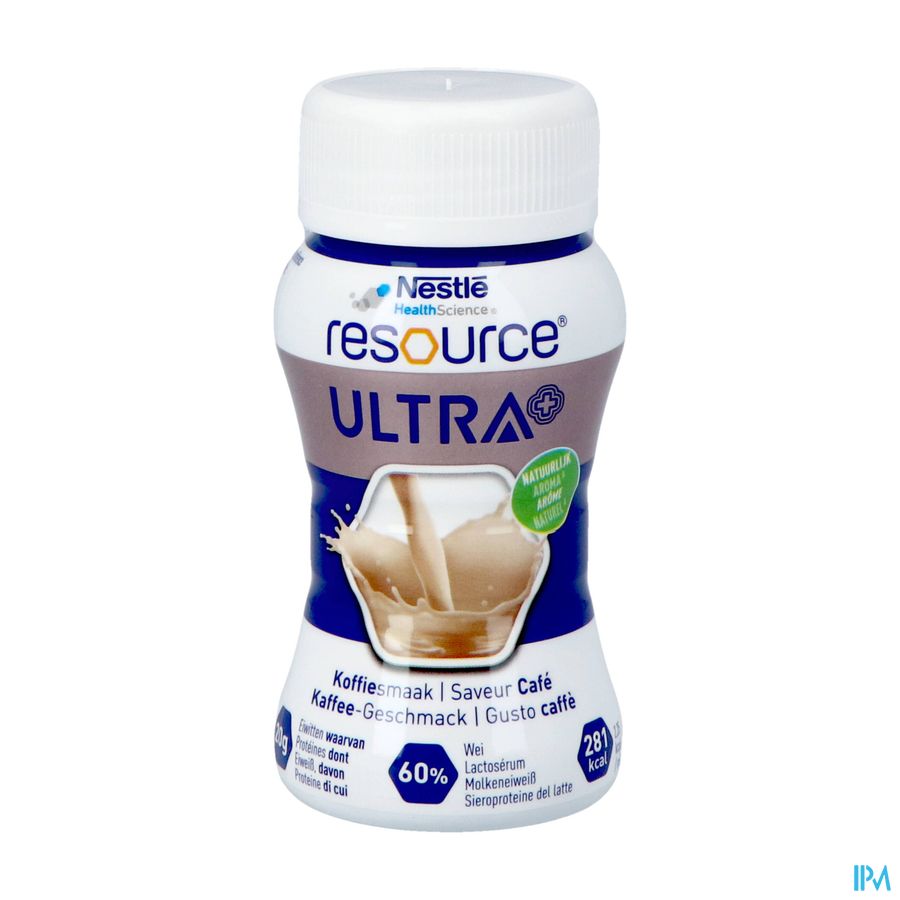 Resource Ultra+ Saveur Cafe 4x125ml Nf