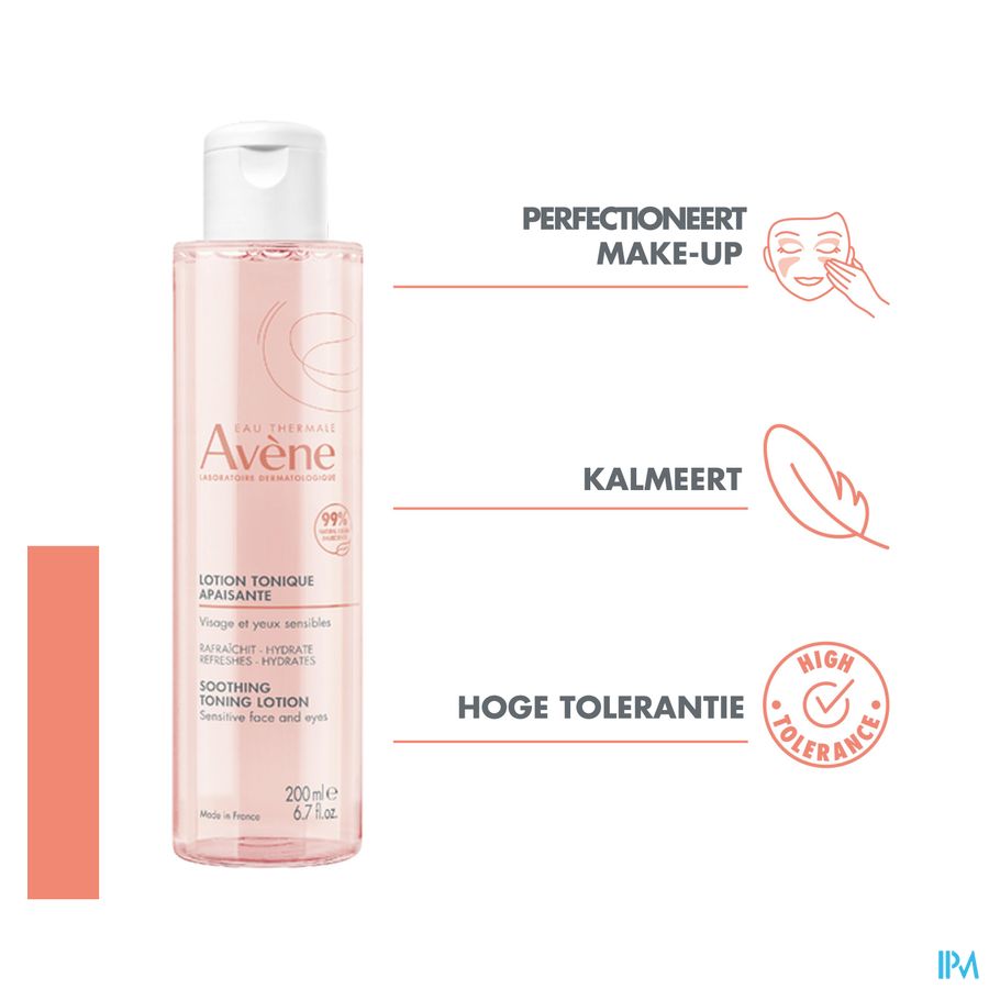Eau Thermale Avène - Lotion tonique apaisante visage et yeux sensibles