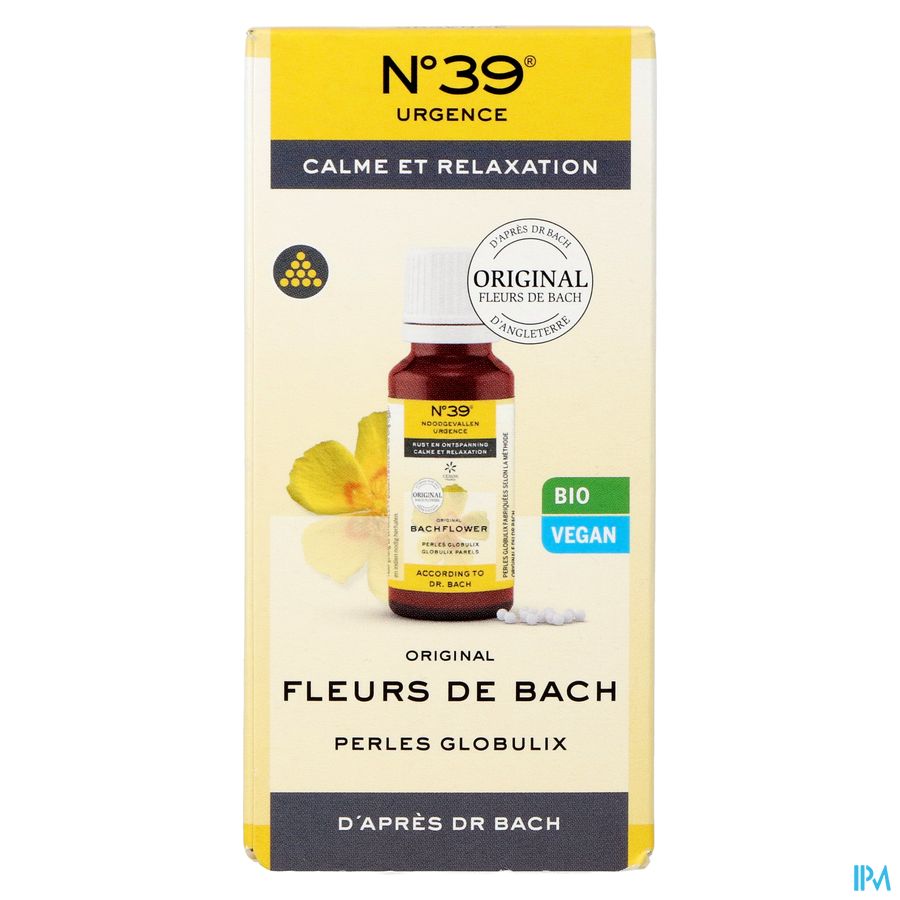 Fleurs de Bach Bio N°39 Urgence Perles 20g