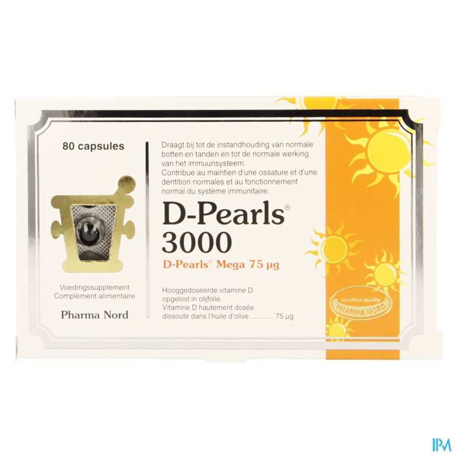 D-pearls 3000 Caps 80
