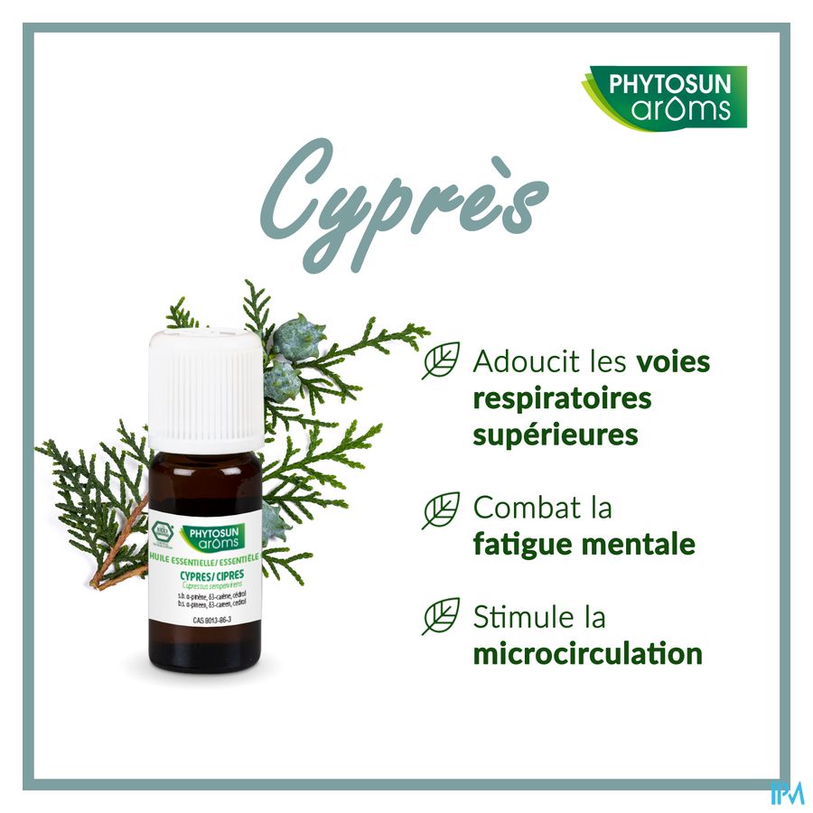 Phytosun® Huile Essentielle Cypres Bio 10ml