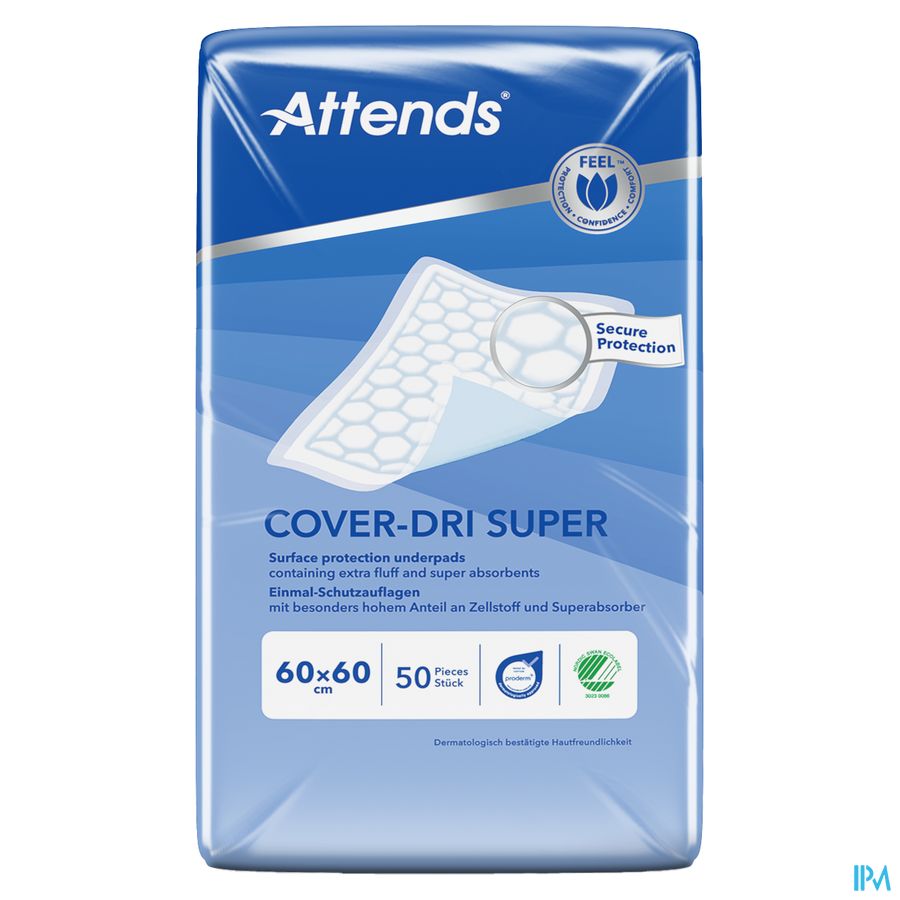 Attends Cover Dri Super Alese Nf 60x 60cm 1x50