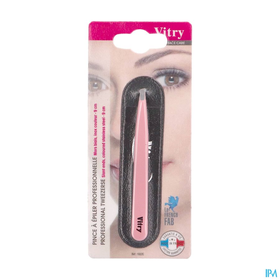 PINCE A EPILER PROF. MB INOX COULEUR