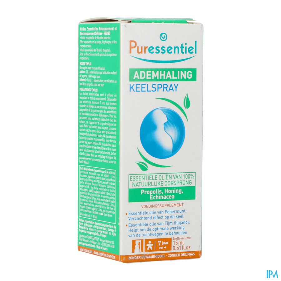 Puressentiel Respiratoire Spray Gorge 15ml