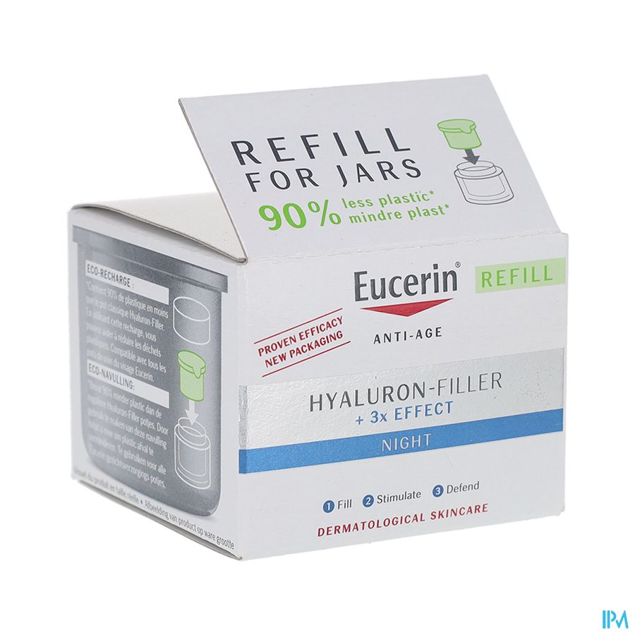 Hyaluron-Filler + 3x Effect Soin de Nuit Anti-Rides & Anti-Âge 50ml