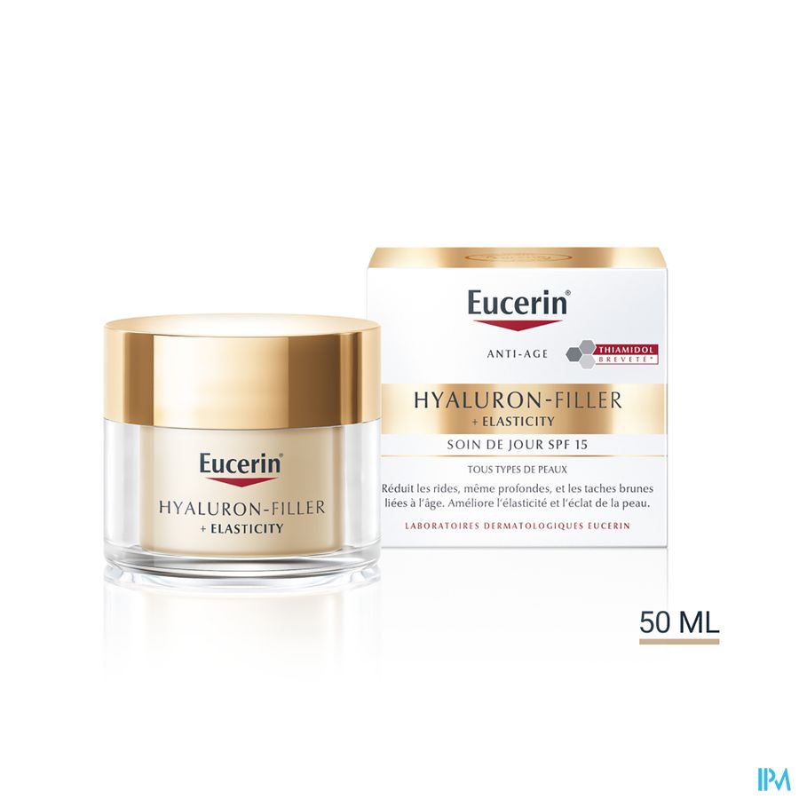 Hyaluron-Filler + Elasticity Soin de Jour SPF 15 Anti-Rides & Anti-Âge Pot 50ml