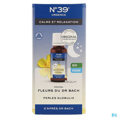 Fleurs de Bach Bio N°39 Urgence Nuit Perles 20g