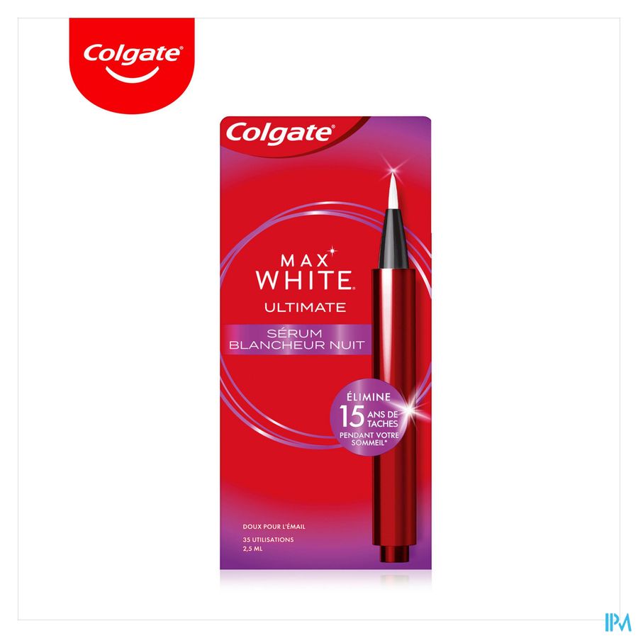 Colgate Max White Stylo Blancheur Nuit 2,5ml Nf