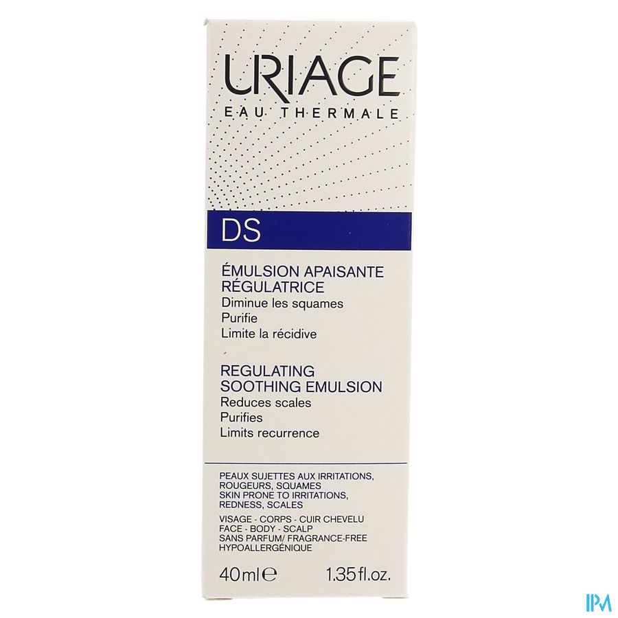 Uriage Ds Emuls Soin Regulateur Tube 40ml
