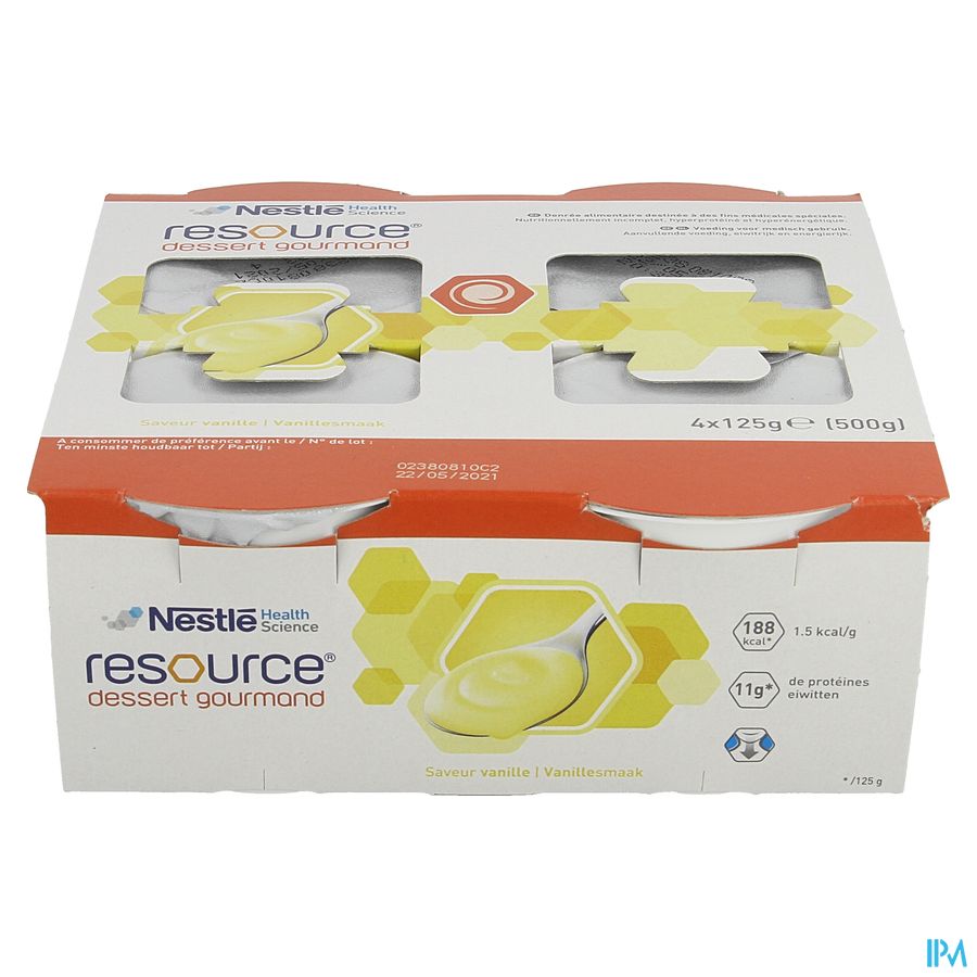 Resource Dessert Gourmand Vanille 4x125g 12318667