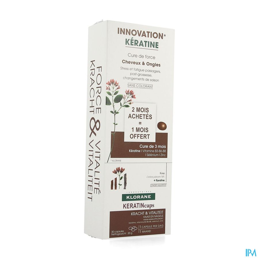 Klorane Capil. Keratin Caps 3x30 Nf