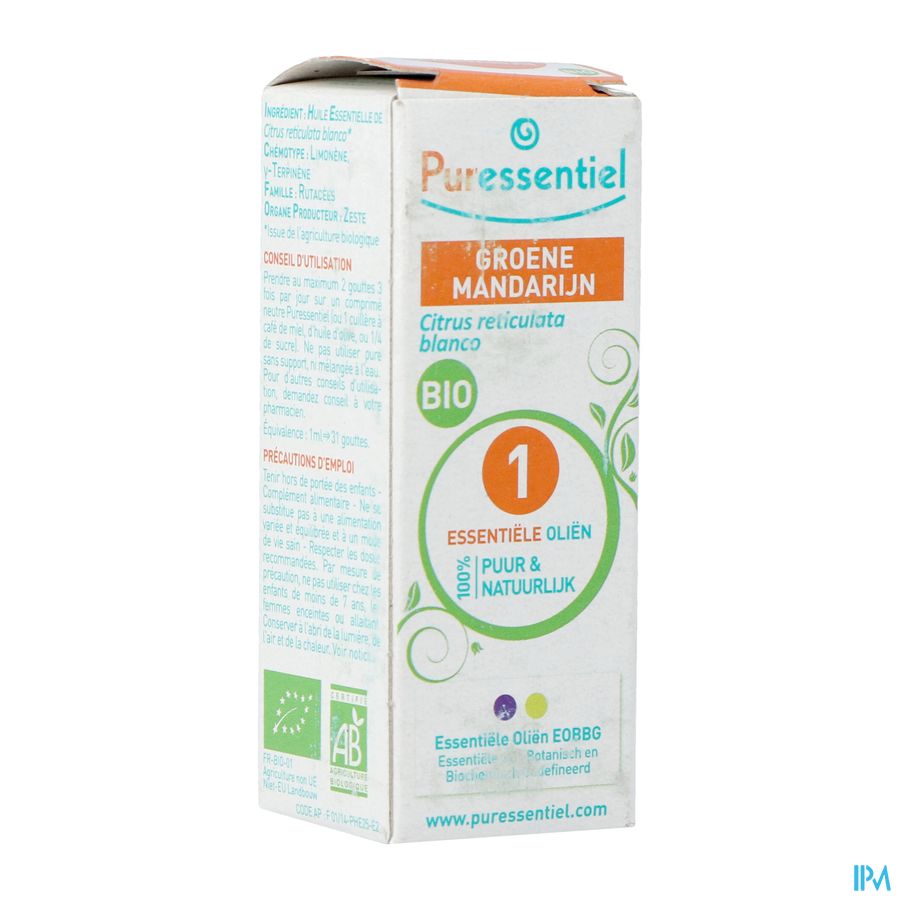 Puressentiel He Mandarine Bio Expert 10ml