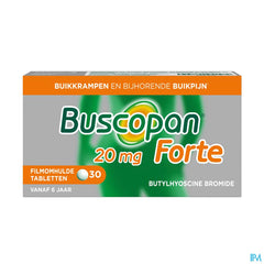 Buscopan Forte 20mg Comp 30 - crampes et maux de ventre