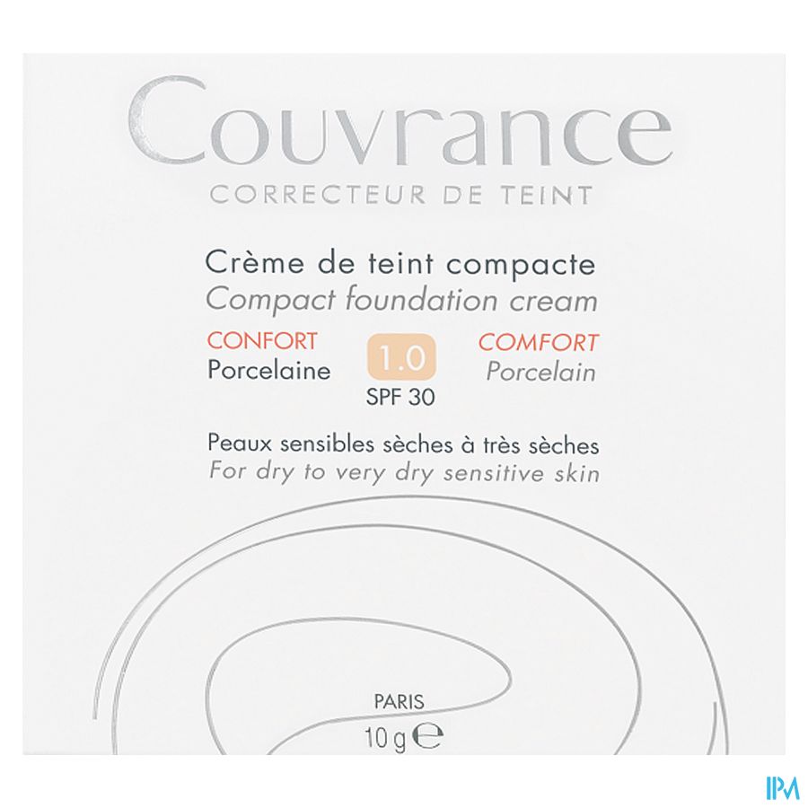 Eau Thermale Avène COUVRANCE Crème de teint compacte Confort Porcelaine
