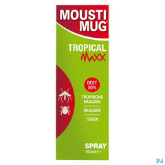 Moustimug Tropical Maxx Spray 50% DEET 100 ml