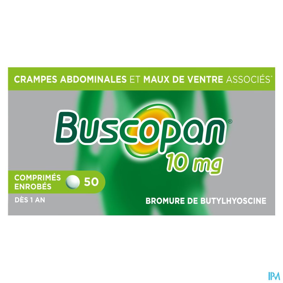 Buscopan 10mg Comp 50 - Crampes et maux de ventre
