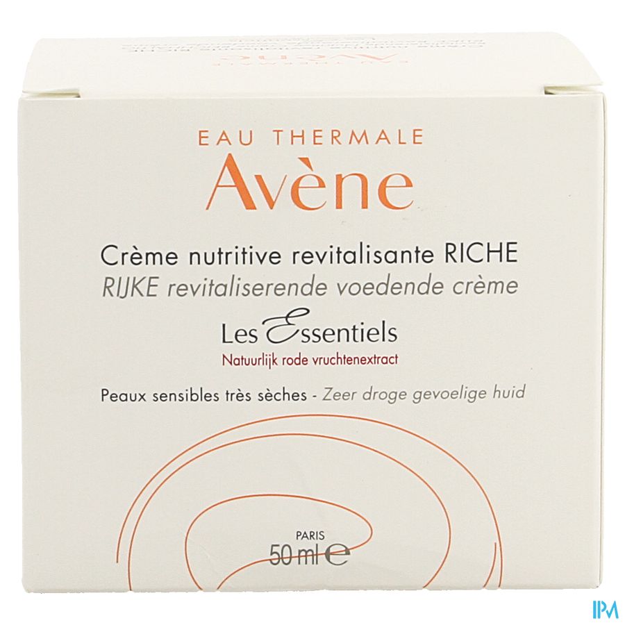 Eau Thermale Avène - Crème nutritive revitalisante riche