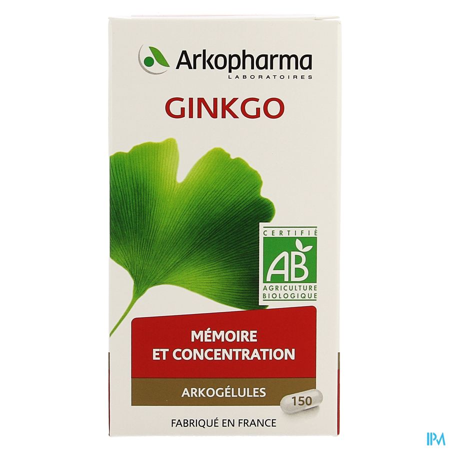 Arkogelules Ginkgo Bio Caps 150