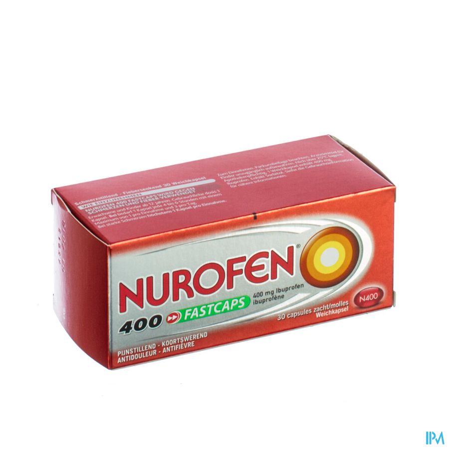 Nurofen 400 Fastcaps Caps 30x400mg