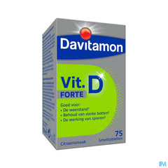 Davitamon® Vitamine D Forte Comprimé Fondant Goût Citron: Immunité, Os, Muscles