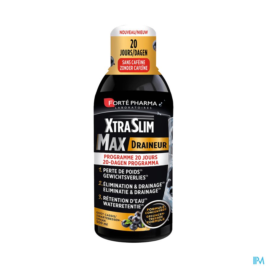 XTRASLIM MAX DRAINEUR 500 ML CASSIS